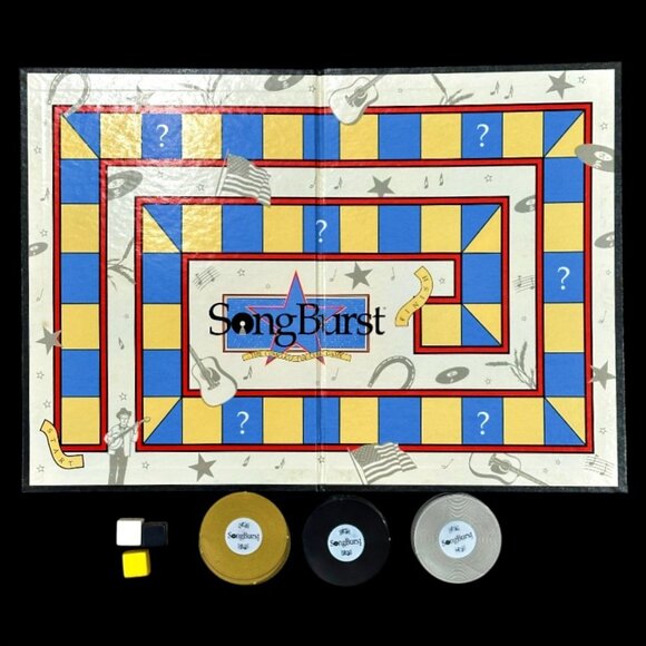 SONGBURST Country Western Edition Music Trivia Lyrics Game 1990s 1993 Hersch CO - Picture 3 of 6